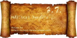 Hölczl Teréz névjegykártya